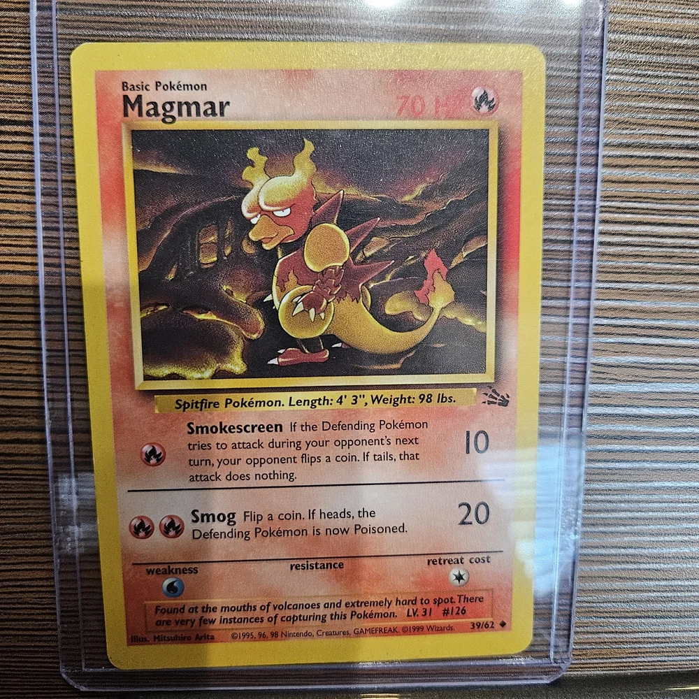 basic magmar pokemon card Magmar : Sun AND MOON - UNIFIED MINDS 21/236